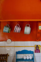 HKLIVING 70's ceramics Cappuccino Mugs Bubble