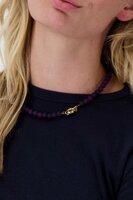 Zusss kralen ketting mid purple