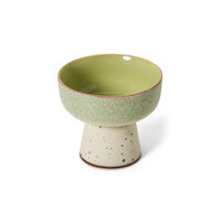 HKLIVING 70s Ceramics Tapas Bowl On Base Slush, L