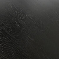 WOOOD Essentials Arthur Eettafel Ovaal Met H-poot Eiken Zwart