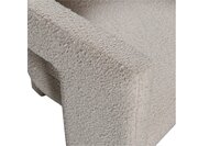 WOOOD Essentials Tiwa Fauteuil Boucl&eacute; Beige