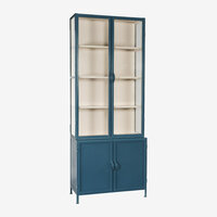 New Routz Detroit 4 deurs vitrinekast small Deep blue