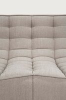 Ethnicraft N701 Modulaire Sofa Set Mini Links Ecru