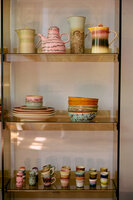 HKLIVING Modular Acrylic Cabinet 160cm Olive green