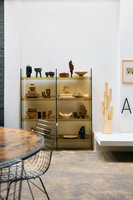 HKLIVING Modular Acrylic Cabinet 160cm Olive green