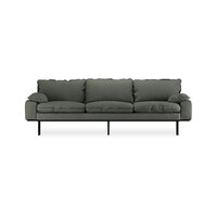 HKliving retro sofa 4 seats Wander, Army Green