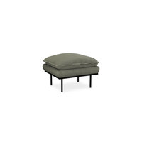 HKliving retro Hocker Linen, Army Green