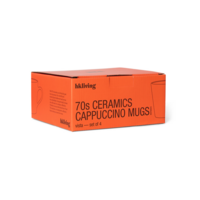 HKLIVING 70s ceramics: cappuccino mugs verve, set of 4