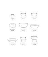 HKLIVING dessert bowls