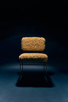 HKLIVING Endless Dining Chair Poodle Golden