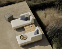Ethnicraft Monocle Outdoor Modulaire Sofa Set Left
