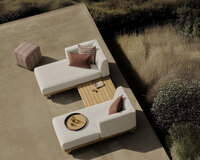 Ethnicraft Monocle Outdoor Modulaire Sofa Lounge R-Arm
