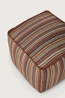Ethnicraft Outdoor Zahara Poef Terra Stripe
