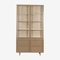 New Routz vitrinekast Langley Cappuccino/Sand
