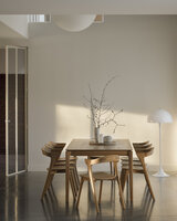 Ethnicraft Bok Uitschuifbare Eettafel Eiken Geolied 120/180cm