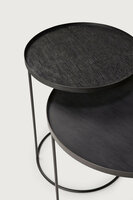 Ethnicraft Dienblad Bijzettafel Set 