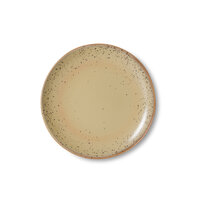 HKLIVING 70's ceramics Side Plates Grit, Set Of 2