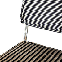 HKLIVING Endless Dining Chair Stripe, Monochrome