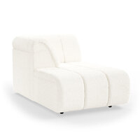 Hkliving Wave Couch Element Left Divan Boucle Cream