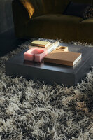 HKLIVING Shaggy rug checkers 200x300cm