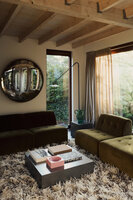 HKLIVING Shaggy rug checkers 200x300cm