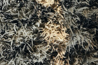 HKLIVING Shaggy rug checkers 200x300cm
