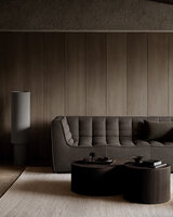 Ethnicraft N701 3 Zits Bank Dark Grey