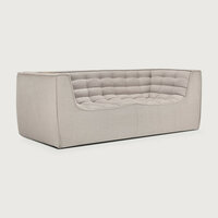 Ethnicraft N701 2 Zits Bank Beige