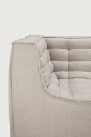 Ethnicraft N701 2 Zits Bank Beige