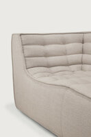 Ethnicraft N701 2 Zits Bank Beige