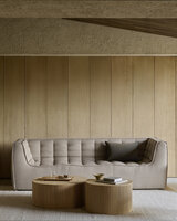 Ethnicraft N701 2 Zits Bank Beige