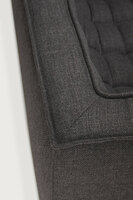 Ethnicraft N701 2 Zits Bank Dark Grey