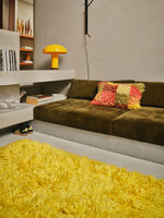 HKLIVING Fluffy wool rag cushion