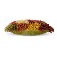 HKLIVING Fluffy wool rag cushion