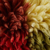 HKLIVING Fluffy wool rag cushion