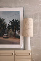 HKLIVING Cone lamp shade silk, natural, &Oslash;36cm