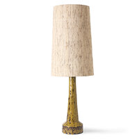 HKLIVING Cone lamp shade silk, natural, &Oslash;36cm