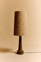 HKLIVING Cone lamp shade silk, natural, &Oslash;36cm