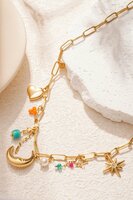 Joy's Label Love you to the moon &amp; back ketting