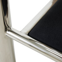 HKLIVING Chrome lounge armchair canvas mint