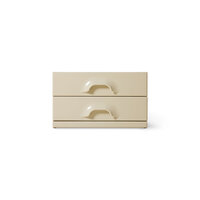 HKLIVING Chest of 2 Drawers cream