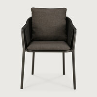 Ethnicraft Capitan Outdoor Stoel Dark Bronze