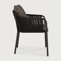Ethnicraft Capitan Outdoor Stoel Dark Bronze