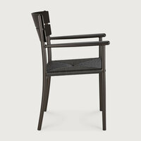 Ethnicraft Elin Outdoor Stoel Dark Bronze