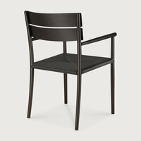 Ethnicraft Elin Outdoor Stoel Dark Bronze
