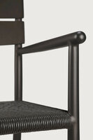 Ethnicraft Elin Outdoor Stoel Dark Bronze