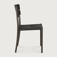 Ethnicraft Elin Outdoor Stoel Dark Bronze Zonder Armleuning