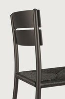 Ethnicraft Elin Outdoor Stoel Dark Bronze Zonder Armleuning