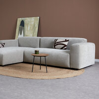 Pepp Interiors Ocean Bank Chaise Longue Links in Standaard Stof Boston cement