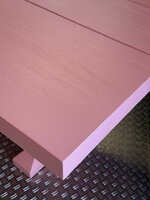 HKLIVING Forma Dining Table Very Pink 280cm